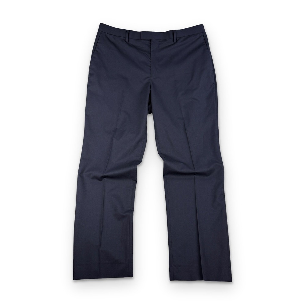 Banana Republic Pants Mens 36x32 Navy Marzotto Super 120s Wool Dress Trousers